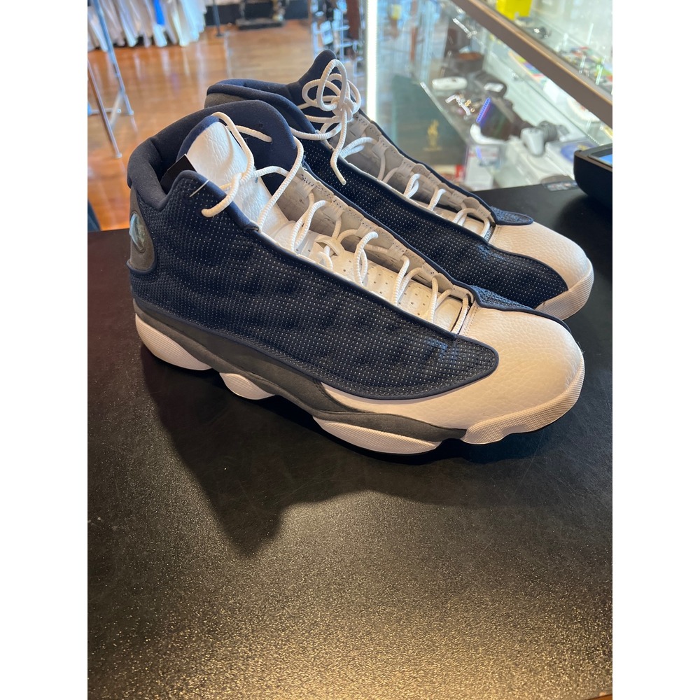Air Jordan 13 Retro Flint 2020 Navy White Grey 414571-404 Mens Shoes